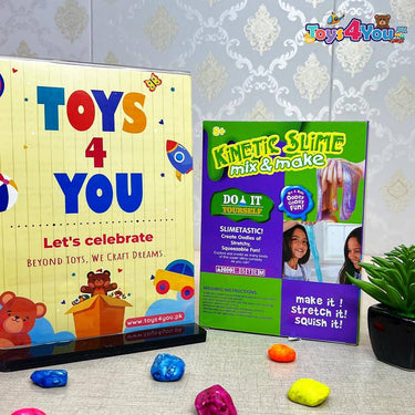 KINETIC SLIME MIX AND MAKE
